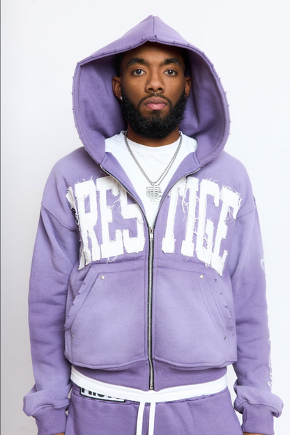 'OBSCURA LAVANDE' ZIP UP